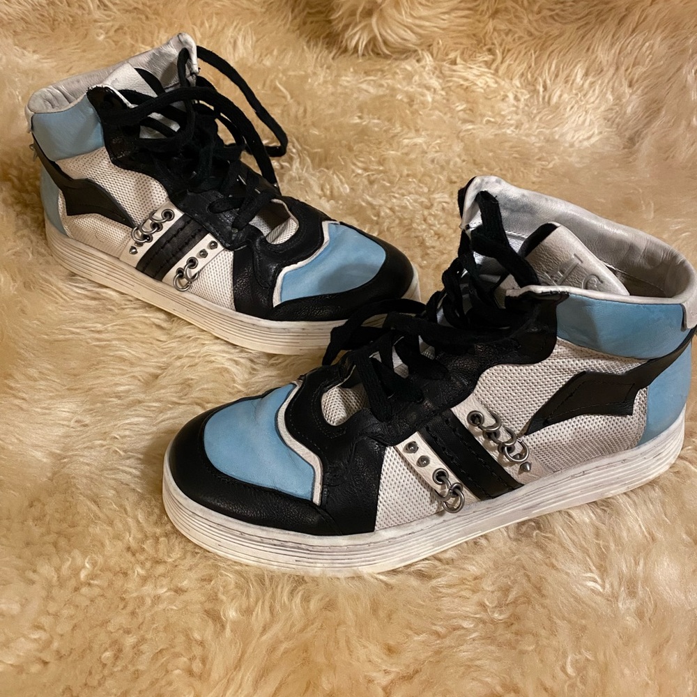A.S.98  leather trainers 8.5. $150
